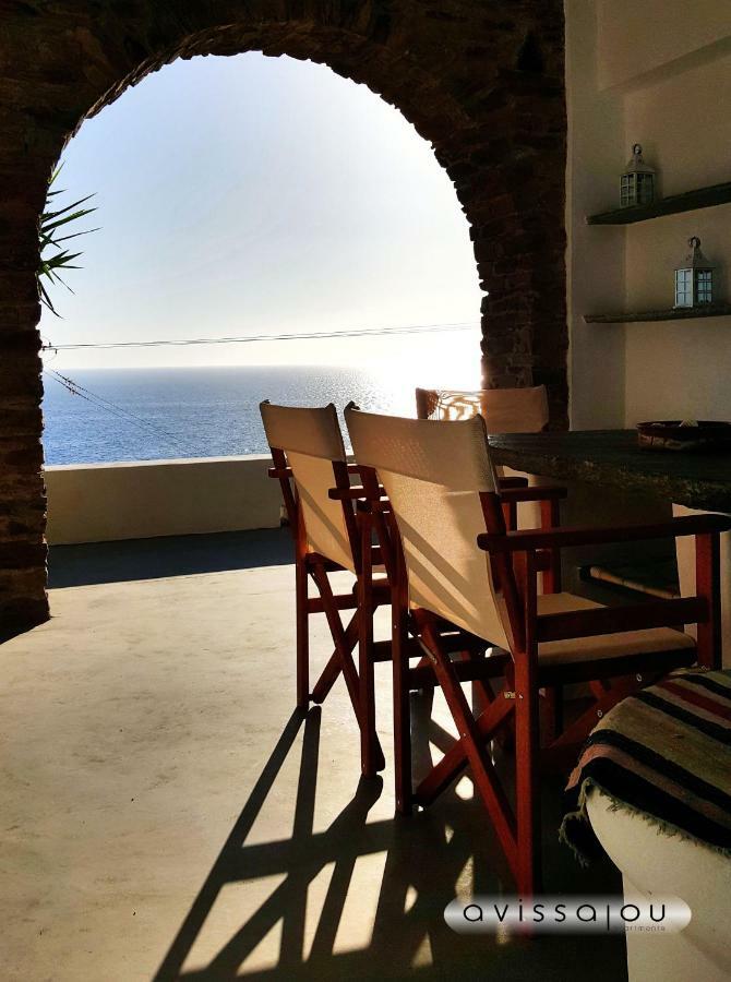 Avissalou Apartments Agios Romanos Bagian luar foto