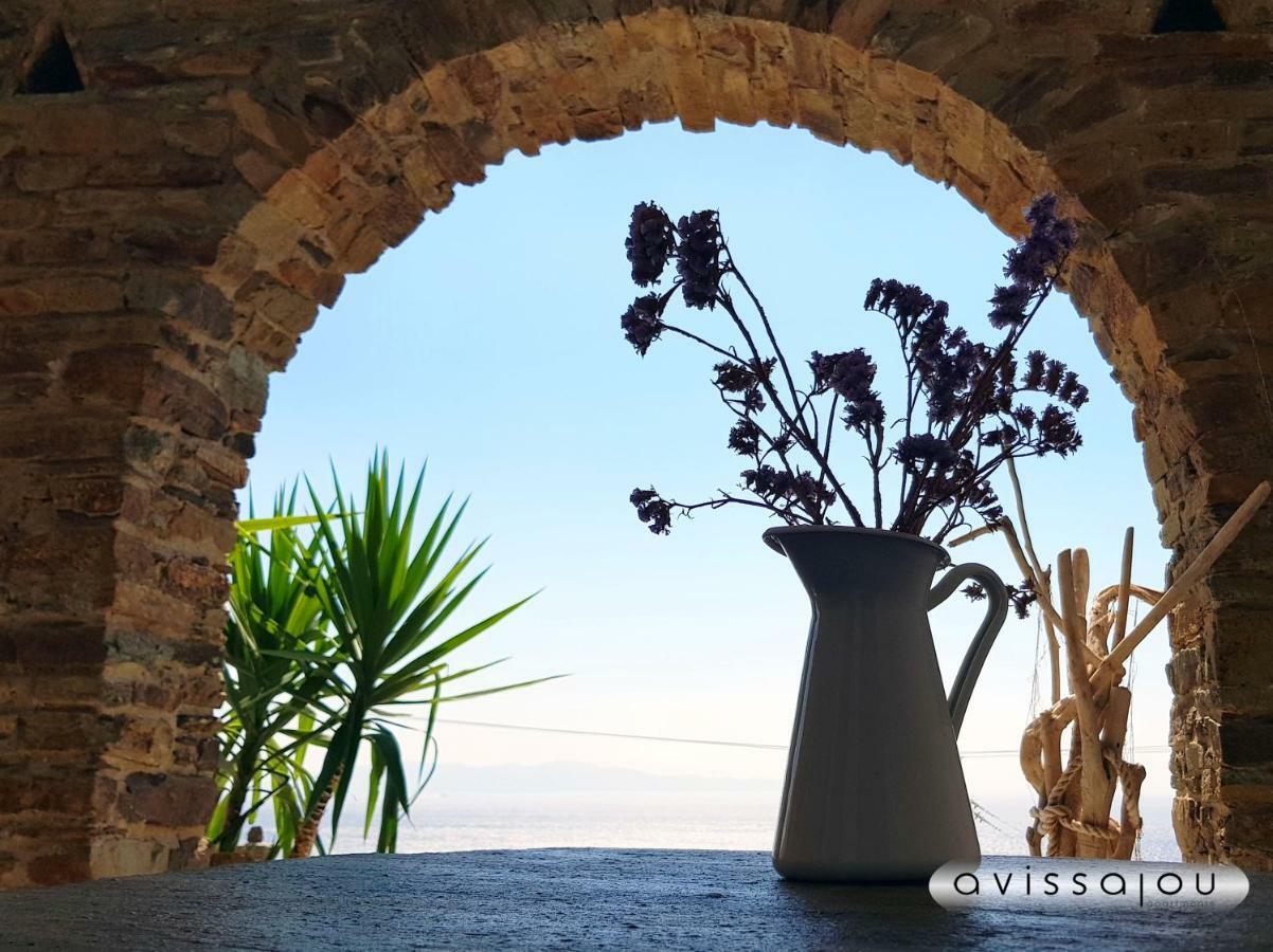 Avissalou Apartments Agios Romanos Bagian luar foto